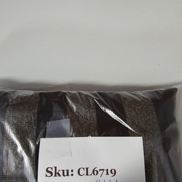 Liv‎ by Habitat Sweater Women Large Gray Black Stripe Cowl Neck Lagenlook Top - Picture 12 of 12